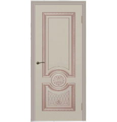 Дверь деревянная межкомнатная эмаль Гамма Корона Шамп В1 ДГ